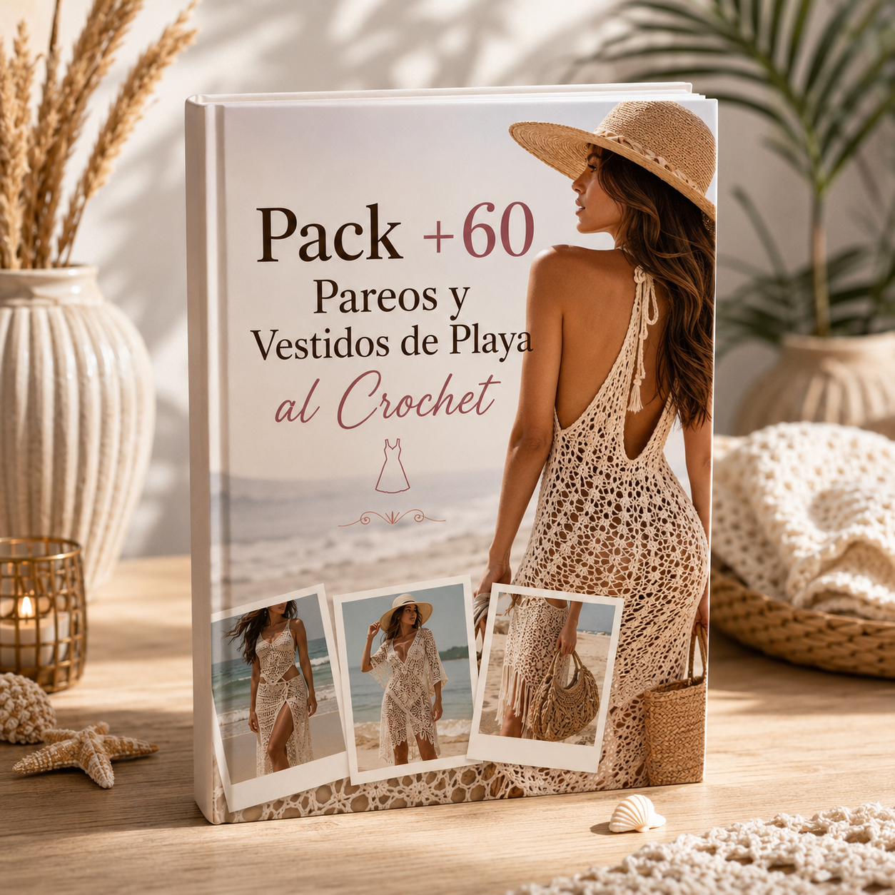 Pack +60 Pareos y Vestidos de Playa al Crochet  👗